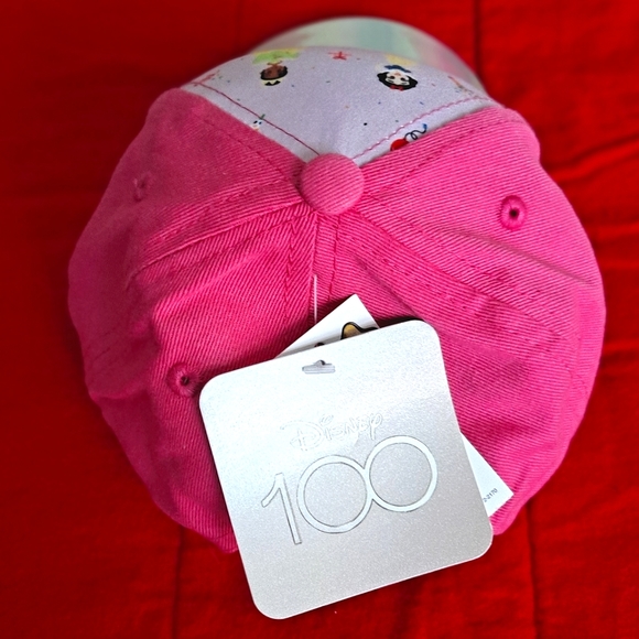 🎀 Disney Princesses 100 Years Celebration Pink Ball Cap - Picture 2 of 6